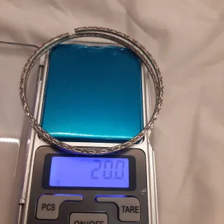 Pulseras plata con diseño trenzado