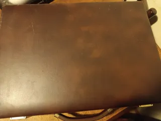 Maletín antiguo de piel