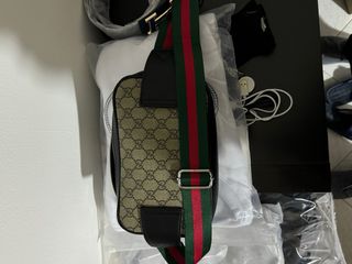 Marsupio Gucci Beige/Verde
