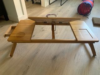 Mesa Bambú Plegable Portátil