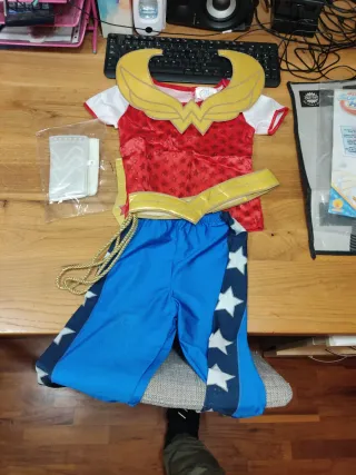 Disfraz Wonder Woman Talla M 5-7 años