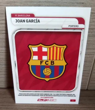 Joan García FC Barcelona, numerada /275