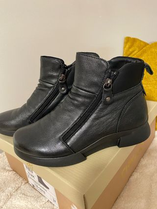 Botas piel negras mujer talla 37 nuevas
