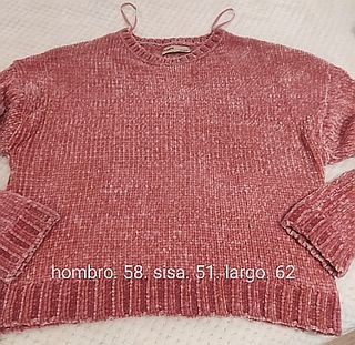 Jersey rosa palo tejido suave