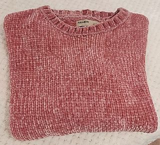 Jersey rosa palo tejido suave