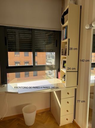 Dormitorio completo 2 Camas