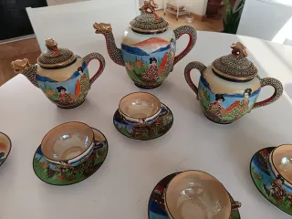 Juego de café porcelana japonesa