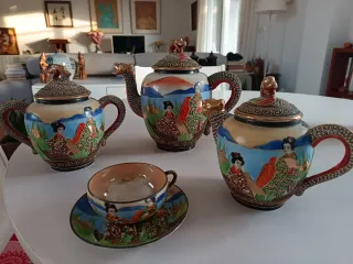 Juego de café porcelana japonesa