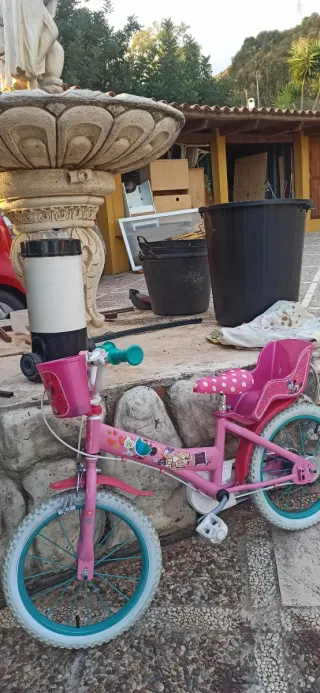 Bicicleta infantil rosa