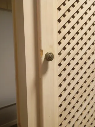 Mueble auxiliar madera beige rústico