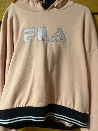 Sudadera Fila Rosa y Negra