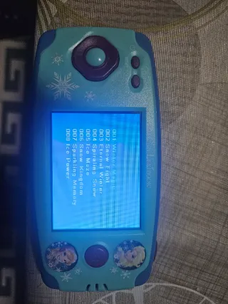 Moto y consola Frozen