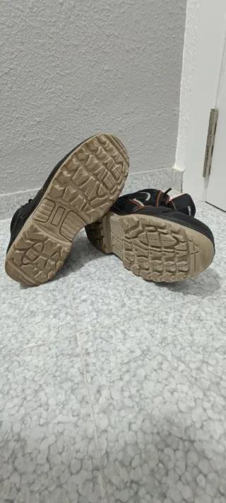 Botas de trabajo DEXTER negras y naranjas