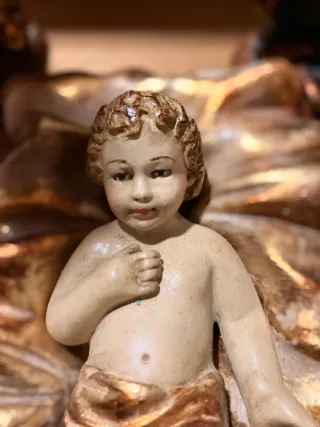 Nacimiento artesanal antiguo