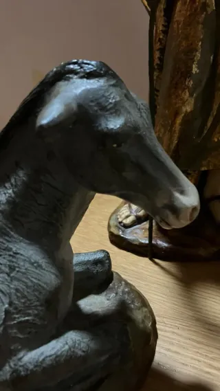 Nacimiento artesanal antiguo