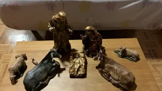 Nacimiento artesanal antiguo