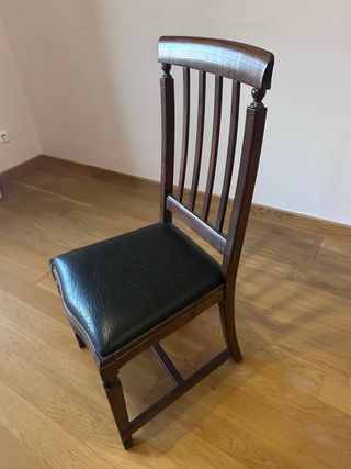 Mesa comedor y 6 sillas madera