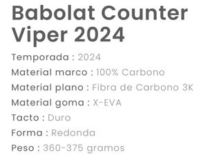 Pala Babolat Counter Viper ( 2024 )