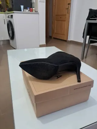 Botines negros tacón alto