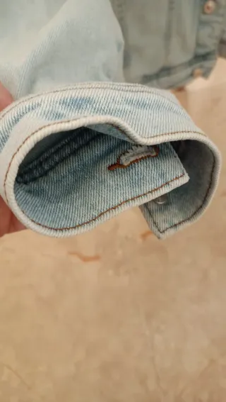 Chaqueta Vaquera Zara Azul MUY Pocos Usos