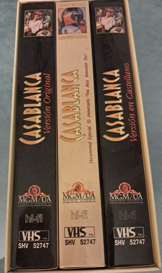 Casablanca Edición Limitada Coleccionistas VHS
