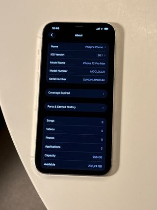 iPhone 12 Pro Max 256 GB Bianco