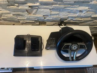 Volante Hori Racing Wheel PS4/PS3 + Pedali