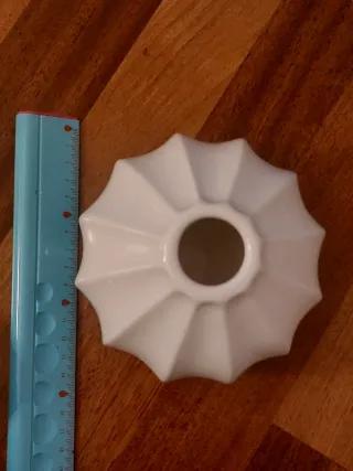 Florero Zara Home Blanco Cerámica