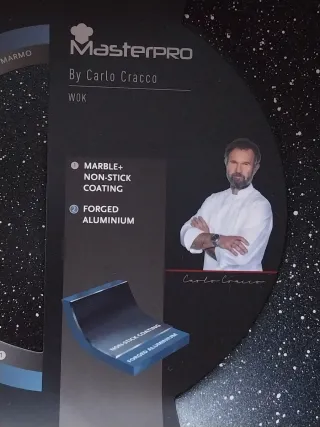 Wok Masterpro by Carlo Cracco 28cm