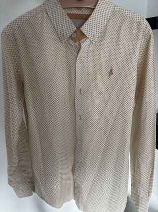 Camisa Polo Ralph Lauren Beige Talla M