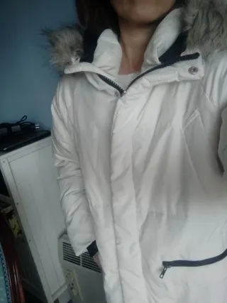 Abrigo Formula blanco talla 40