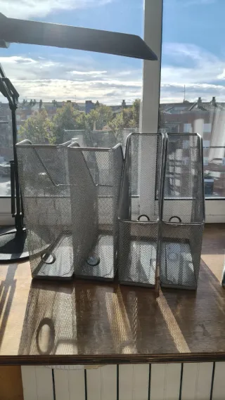 Organizador de escritorio metálico 3 niveles