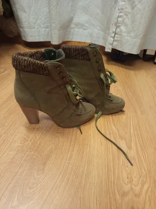 Botines verdes talla 37