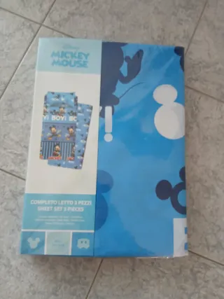 Completo letto Mickey Mouse 3 pezzi