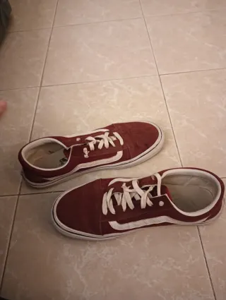 Zapatillas Vans Rojas