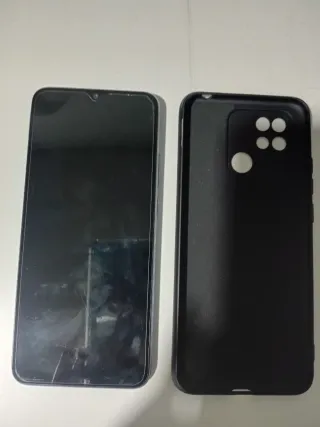 Xiaomi Redmi 10C Blu con custodia