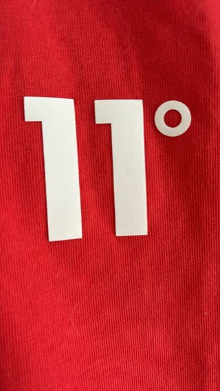 Camiseta 11 Degrees Roja Talla M