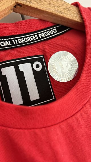 Camiseta 11 Degrees Roja Talla M