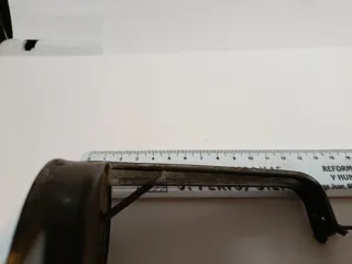 Antigua lámpara de aceite de metal Candil