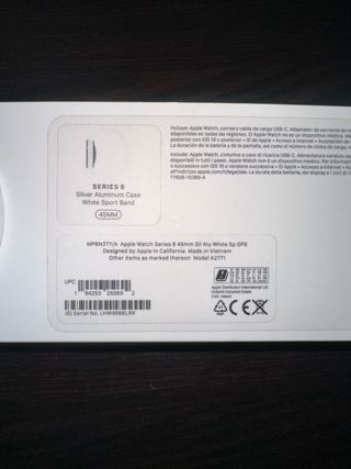 Apple Watch Series 8 GPS 45MM Plata