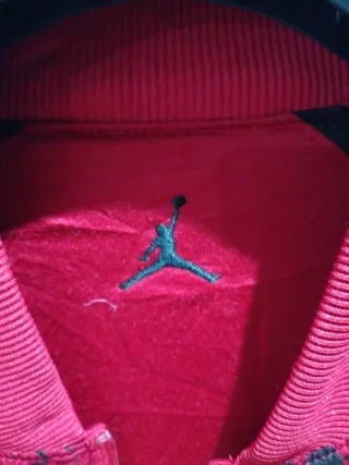 Giubbino Nike Jordan Uomo Double Face Rosso Nero