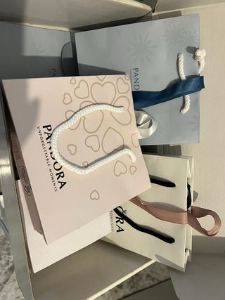 Pulsera y Charm Pandora Plata