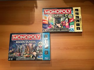 Lote 2 Juegos Monopoly Edición Mundial y Empire