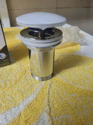 Válvula Push Inyectometal con junta recambio