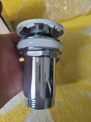 Válvula Push Inyectometal con junta recambio