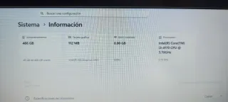 Ordenador de mesa Dell Negro