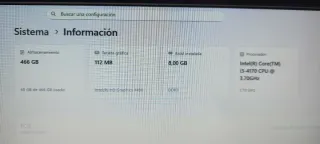 Ordenador de mesa Dell Negro