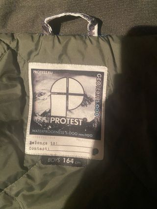 Conjunto esquí niño Protest chaqueta y pantalón