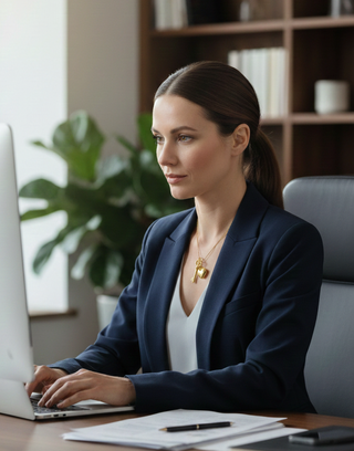 Colgante Llave y Corazón Oro 18K