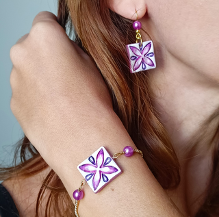 Set Orecchini e Bracciale Coordinati